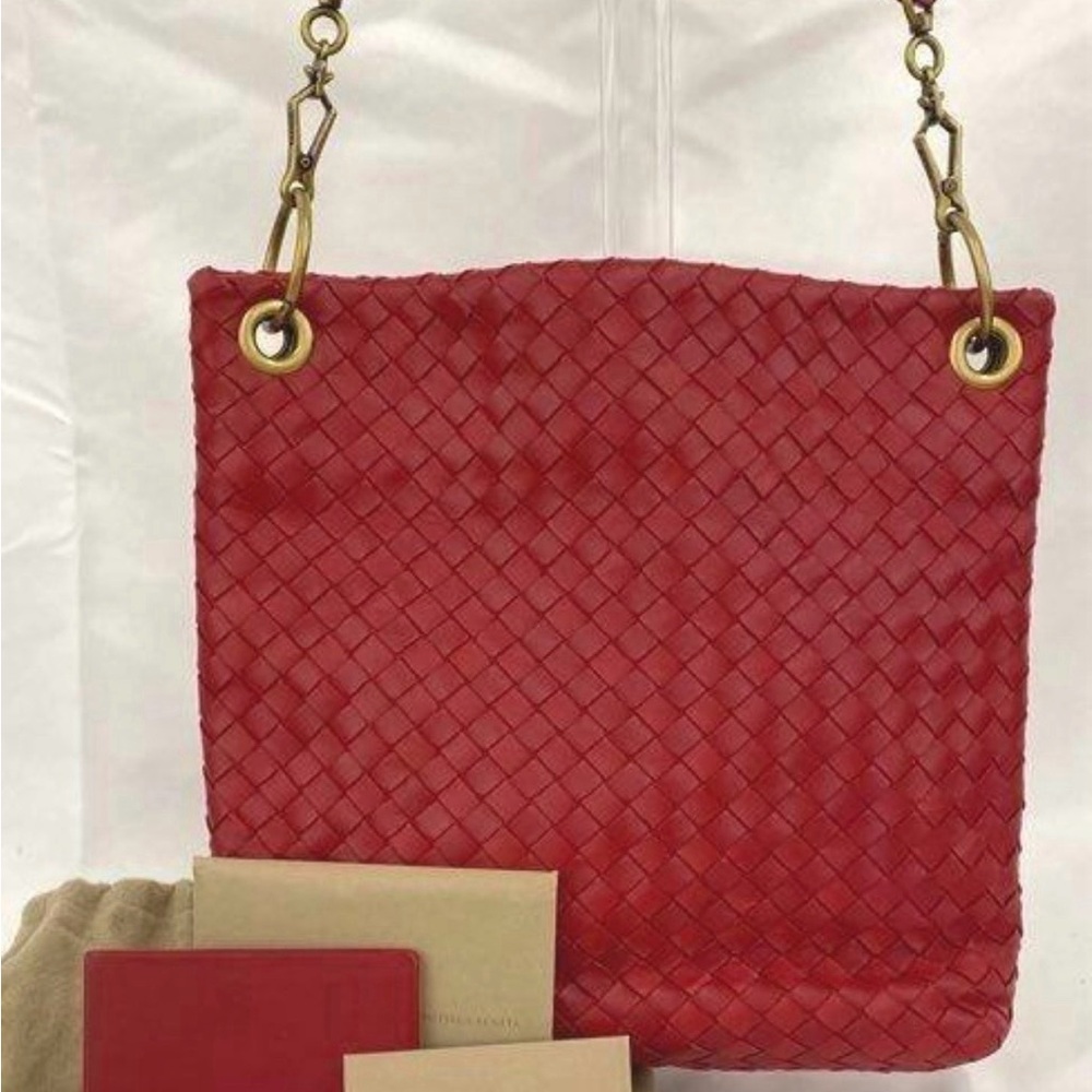 Bottega Veneta Nappa Intrecciato Crossbody/Shoulder Bag EUC